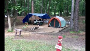 What does tent-only campsite mean?