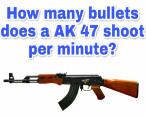 How many bullets does an AK-47 shoot per second?