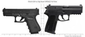 Which is better between SP 2022 and Glock 19?