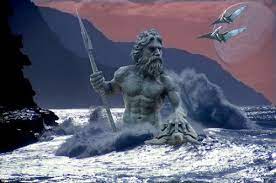 The comparison of Neptune and Poseidon's origin.