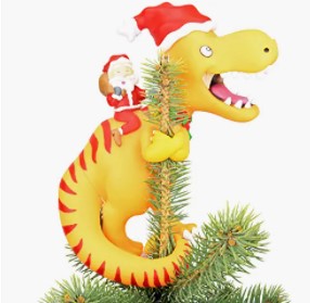 dinosaur christmas tree topper