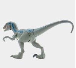 Jurassic World dinosaur toys: Super Colossal Velociraptor Blue