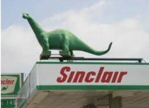 dinosaur gas station