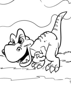 T rex Coloring Pages