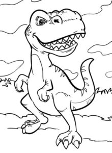 T rex Coloring Pages