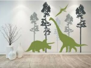 Dinosaur wall art