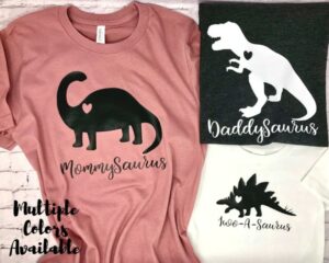 family dinosaur shirts