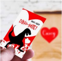 dinosaur valentine cards