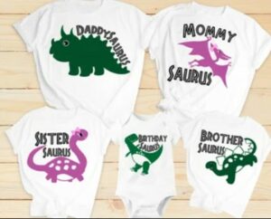 family dinosaur shirts