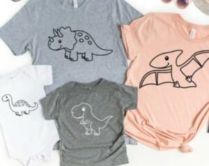 family dinosaur shirts