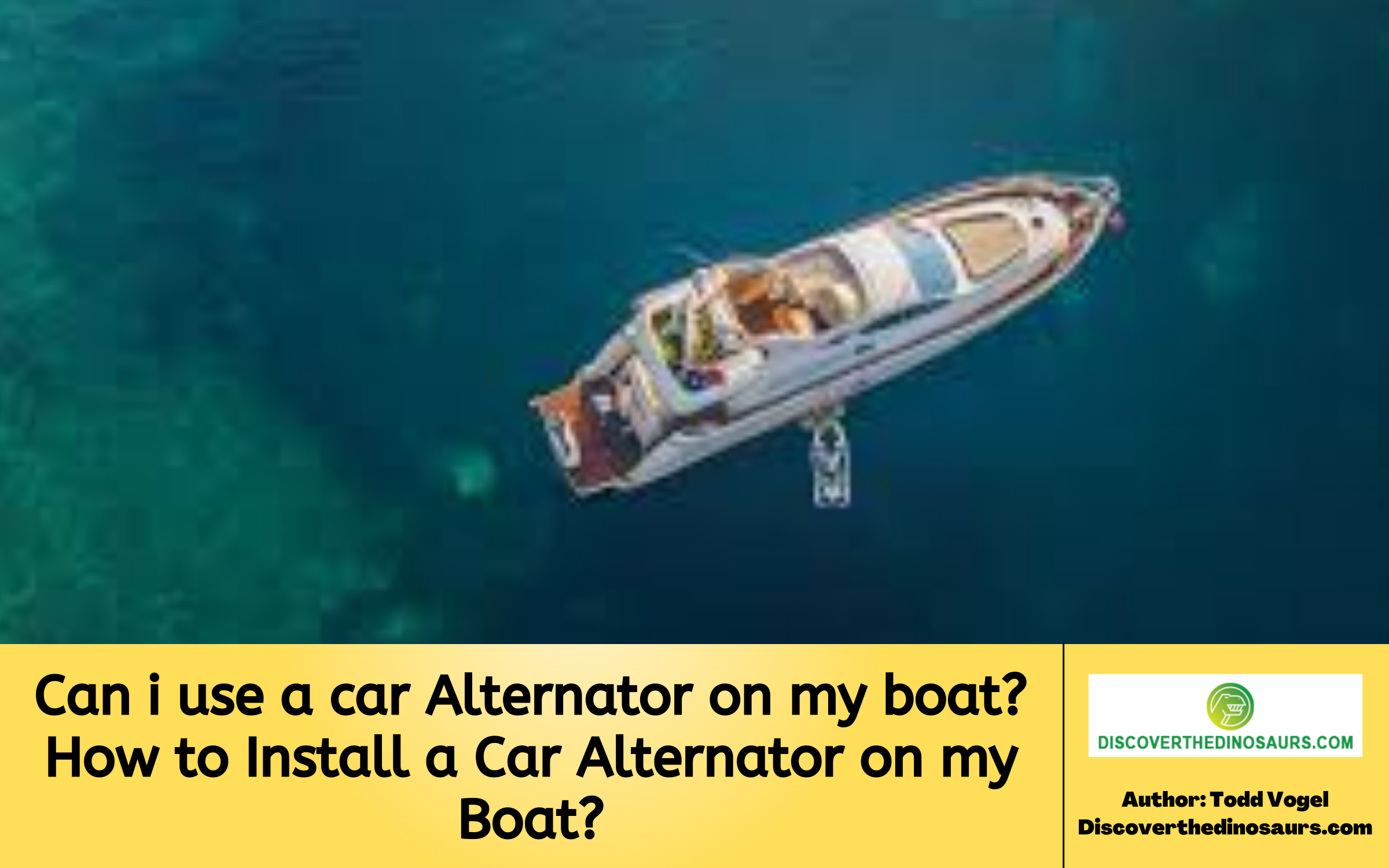 Can i use a car Alternator on my boat?