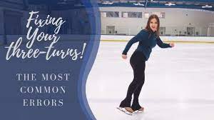 Common Mistakes when turning around on ice skates