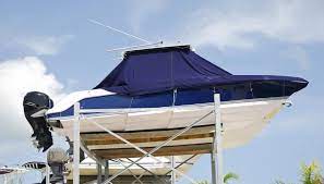 How do you clean the boat cover so that it is free of mold and mildew?