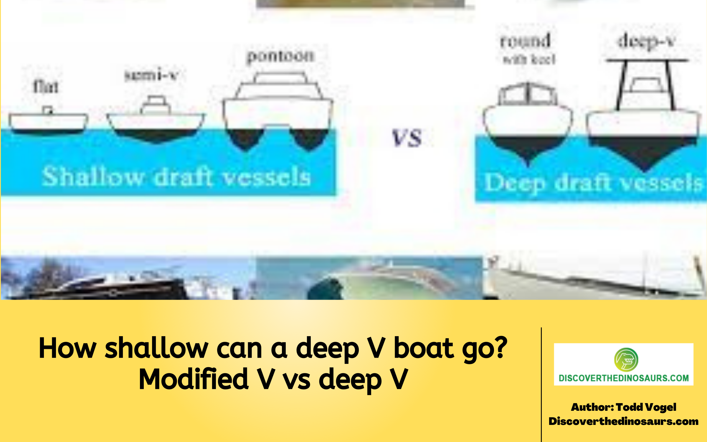 How shallow can a deep V boat go? Modified V vs deep V