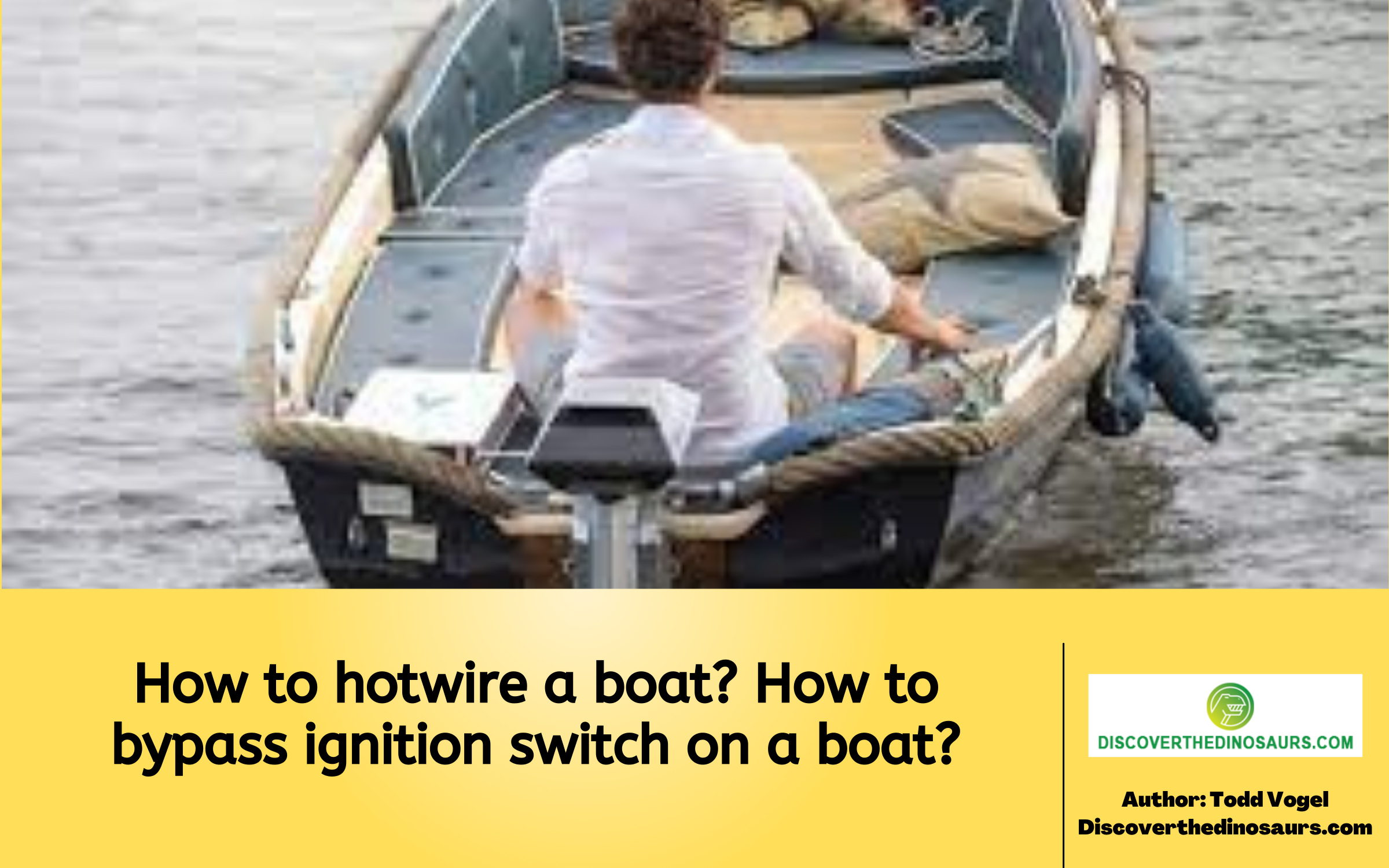 How to hotwire a boat? How to bypass ignition switch on a boat?