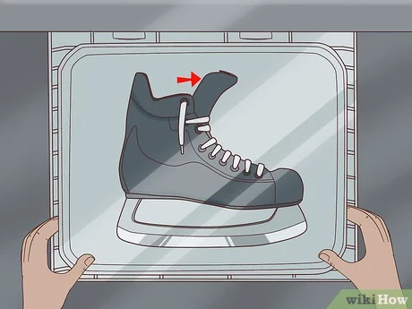 Is it necessary to bake ice hockey skates at home?