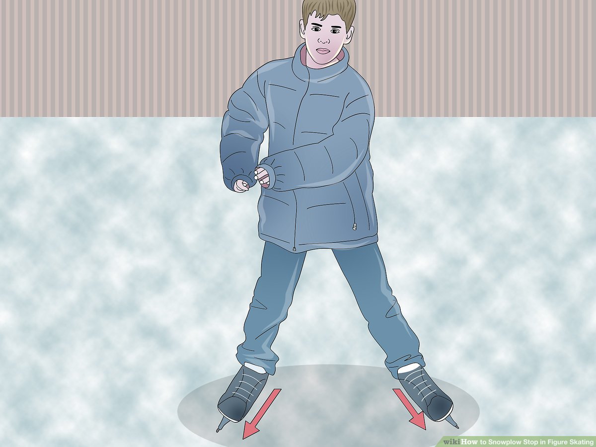 Top 3 common mistakes of snowplow stop on ice skaters