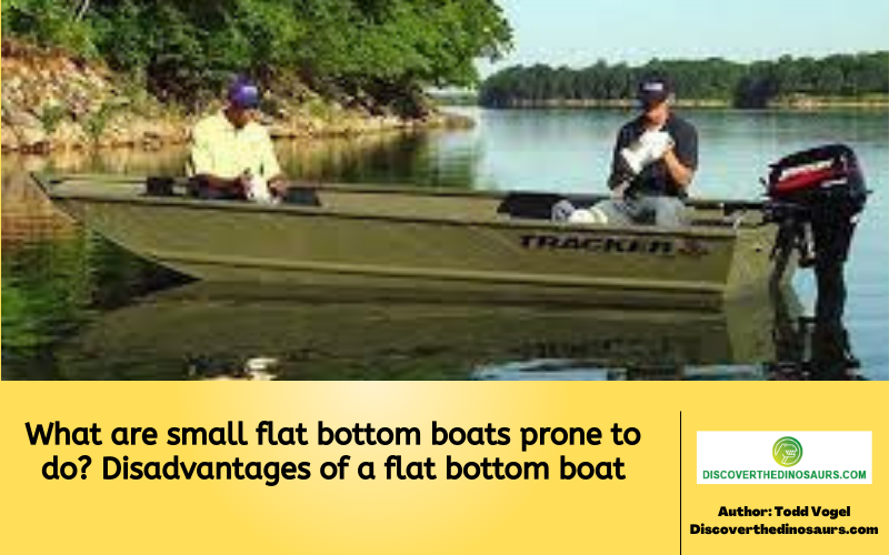 What are small flat bottom boats prone to do? Disadvantages of a flat bottom boat