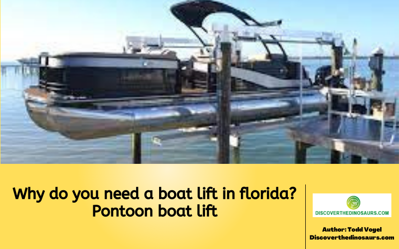 Why do you need a boat lift in florida? Pontoon boat lift