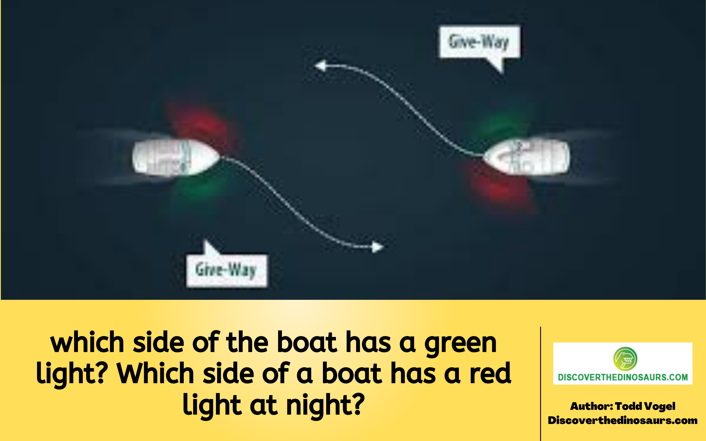 which side of the boat has a green light
