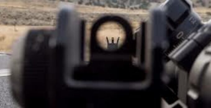 How To Aim With Iron Sights For Beginners. Types Of Iron Sights