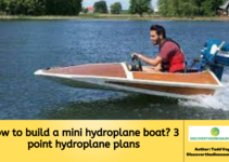 How to build a mini hydroplane boat? 3 point hydroplane plans