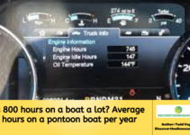 Is 800 hours on a boat a lot? Average hours on a pontoon boat per year
