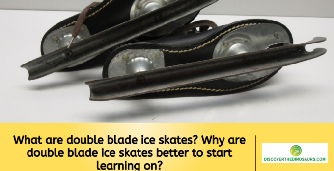 What are double blade ice skates? Why are double blade ice skates better to start learning on?