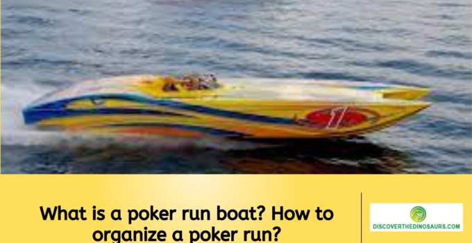 What is a poker run boat? How to organize a poker run?