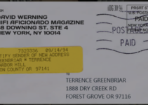 Notify Sender Of New Address Yellow Sticker?